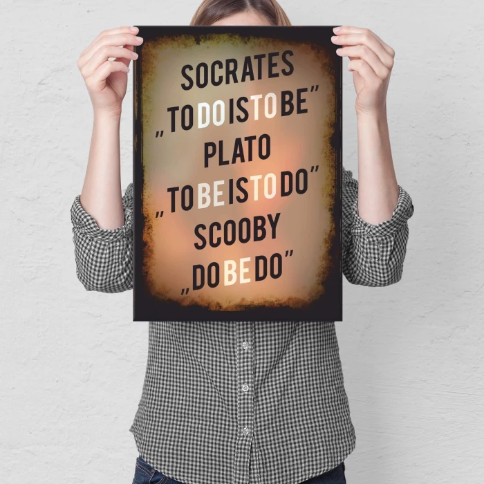 Plakat metalowy Do be do Prezent