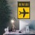 Plakat metalowy Beware plane Prezent