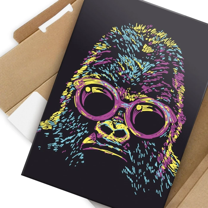 Plakat metalowy Gorilla abstract Prezent