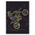 Plakat metalowy Motorbike abstract Prezent