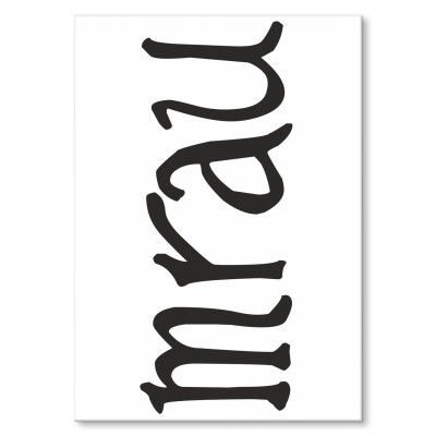 Plakat metalowy Mrau Prezent