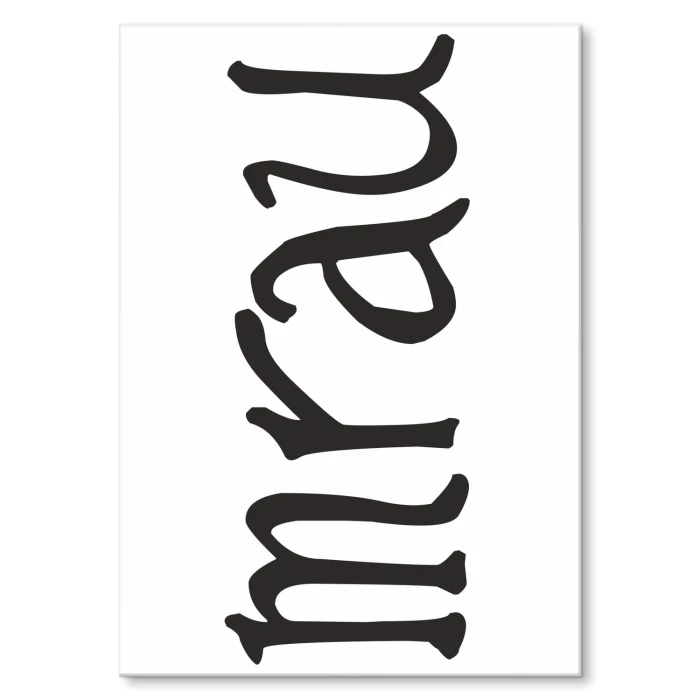 Plakat metalowy Mrau Prezent