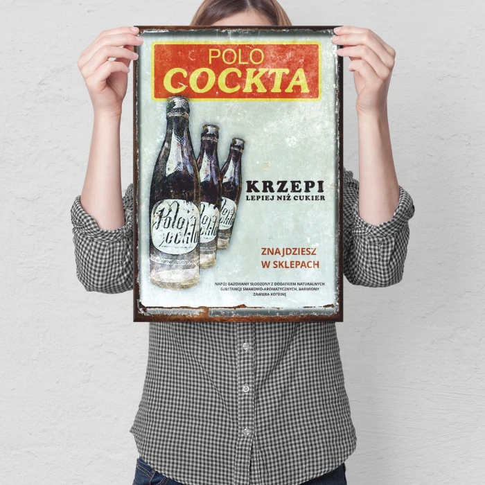 Plakat metalowy Polocockta Prezent