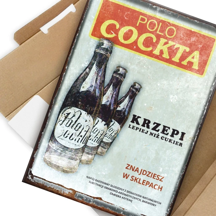 Plakat metalowy Polocockta Prezent