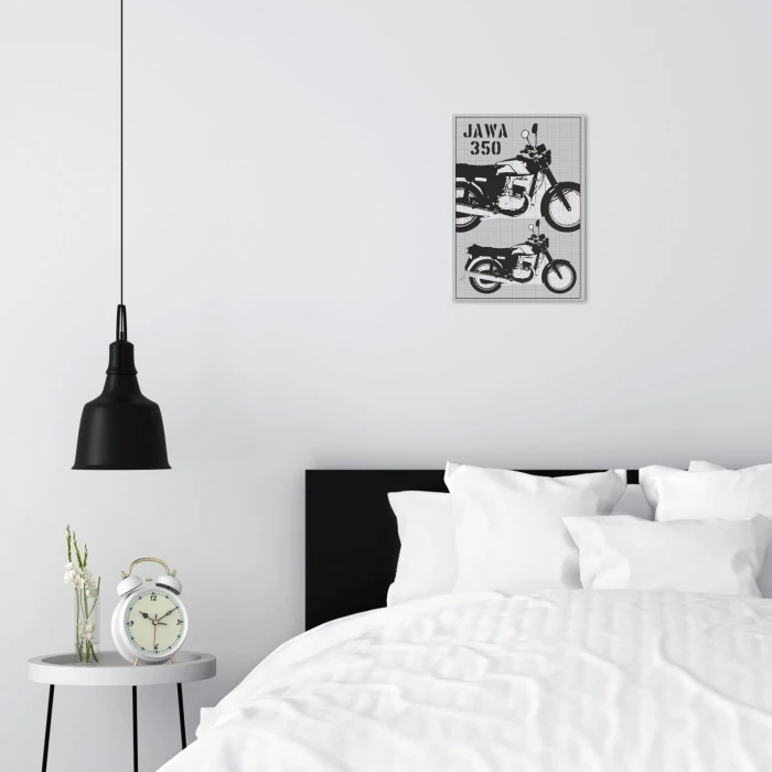 Plakat metalowy JAWA350 Prezent