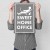 Plakat metalowy Sweet home office Prezent