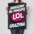 Plakat metalowy Januszowi Grażyna Prezent