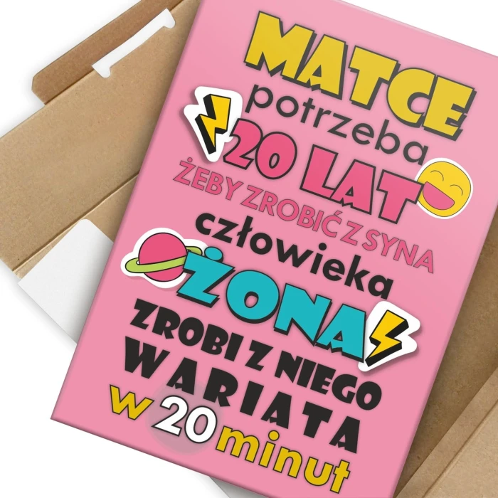 Plakat metalowy Marce potrzeba Prezent