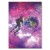 Plakat metalowy Pink astronaut Prezent