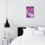 Plakat metalowy Pink astronaut Prezent