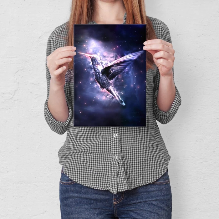 Plakat metalowy Hummingbird Prezent