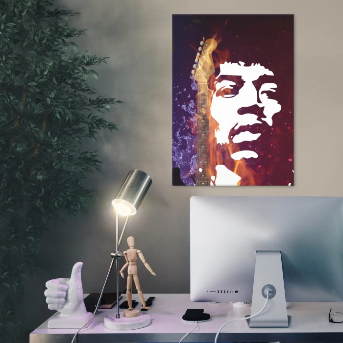 Plakat metalowy Music art 4 Prezent