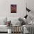 Plakat metalowy Moon car Prezent
