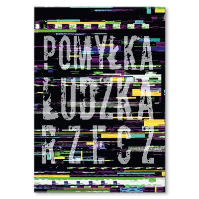 Plakat metalowy Pomyłka ludzka rzecz Prezent