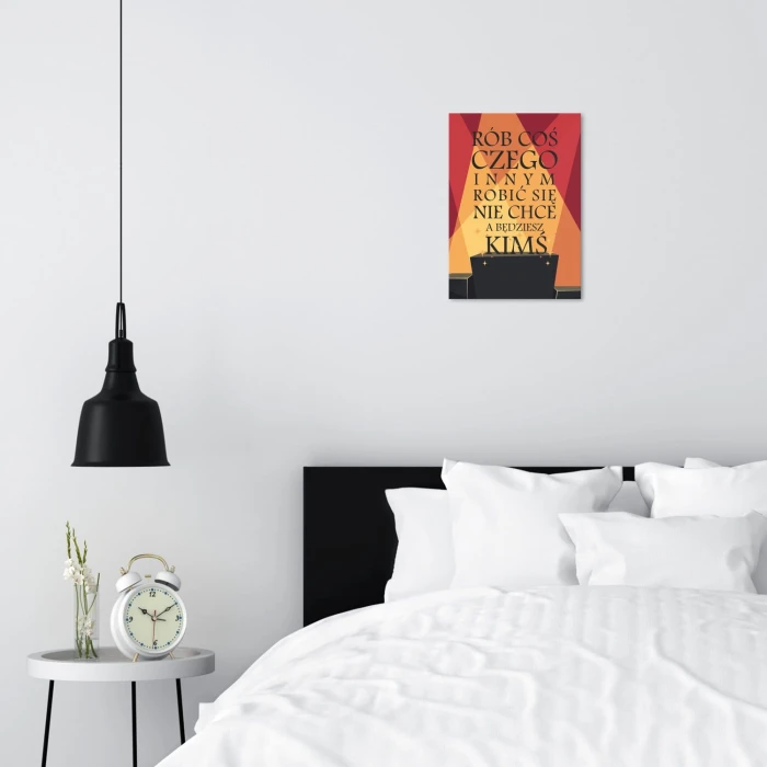 Plakat metalowy Będziesz kimś Prezent