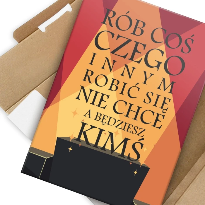 Plakat metalowy Będziesz kimś Prezent