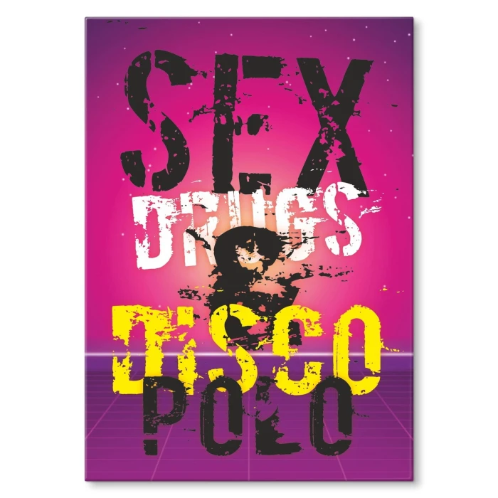 Plakat metalowy Disco Polo Prezent