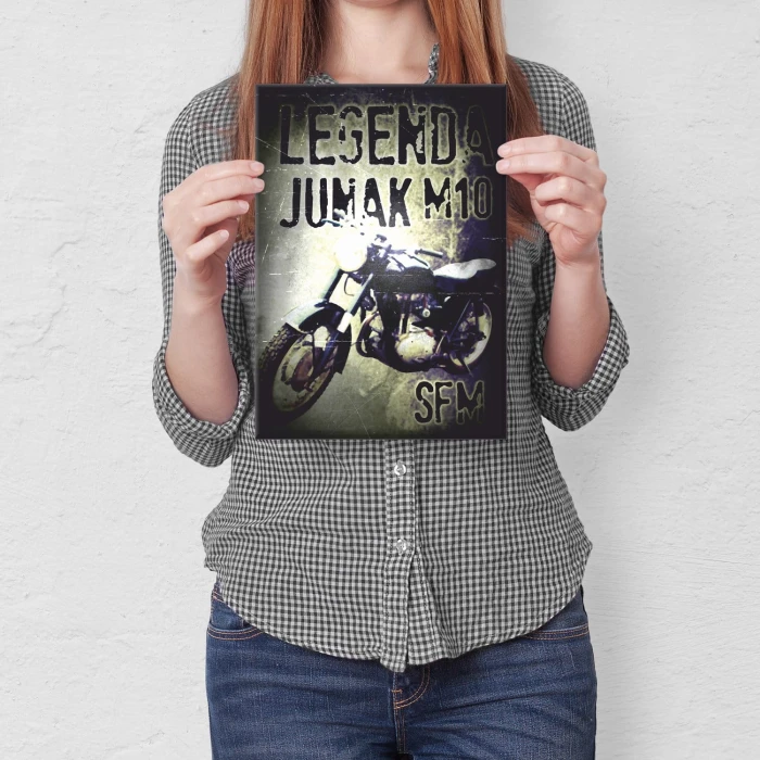 Plakat metalowy JUNAK M10 POSTER DARK Prezent