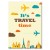 Plakat metalowy Its travel time Prezent