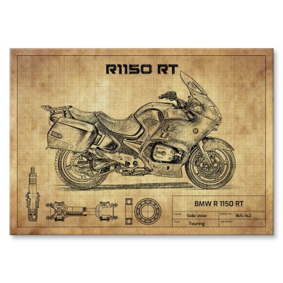 Plakat metalowy BMW R 1150 RT Prezent