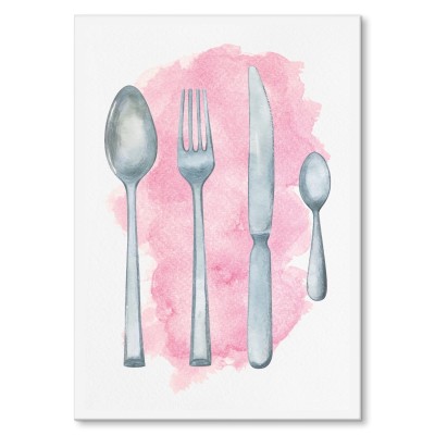 Plakat metalowy Cutlery Prezent