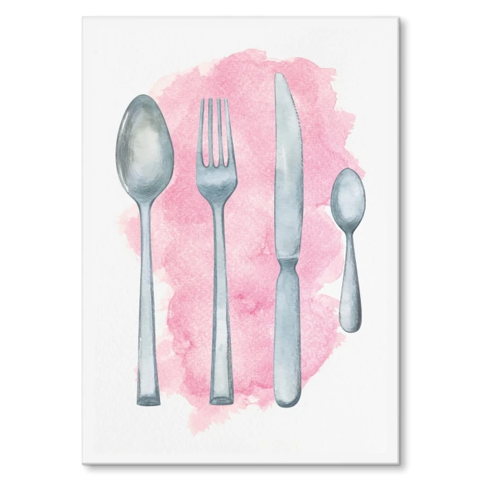 Plakat metalowy Cutlery Prezent
