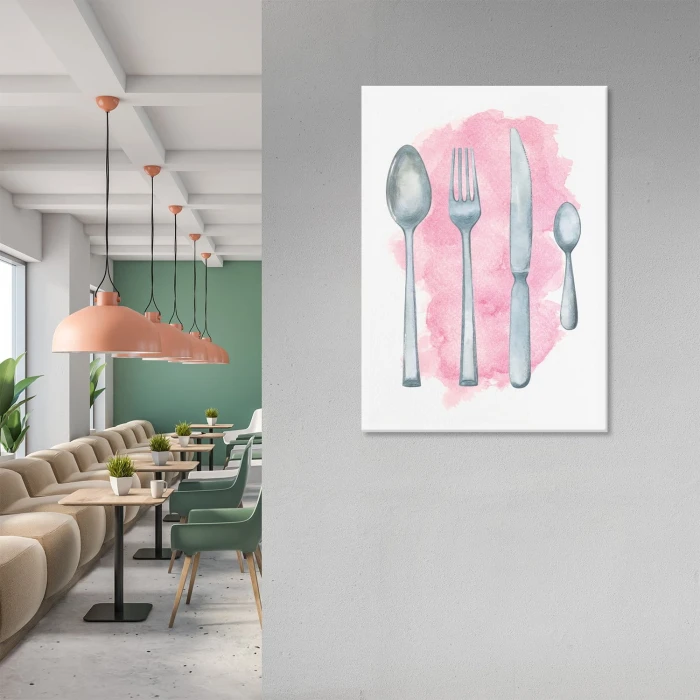 Plakat metalowy Cutlery Prezent