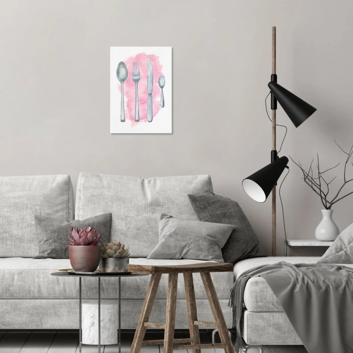 Plakat metalowy Cutlery Prezent