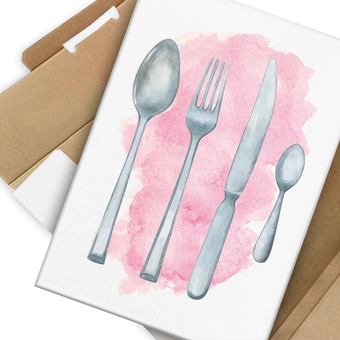 Plakat metalowy Cutlery Prezent