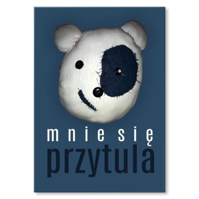 Plakat metalowy Mnie się przytula Prezent