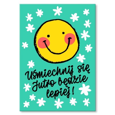 Plakat metalowy Jutro będzie lepiej Prezent