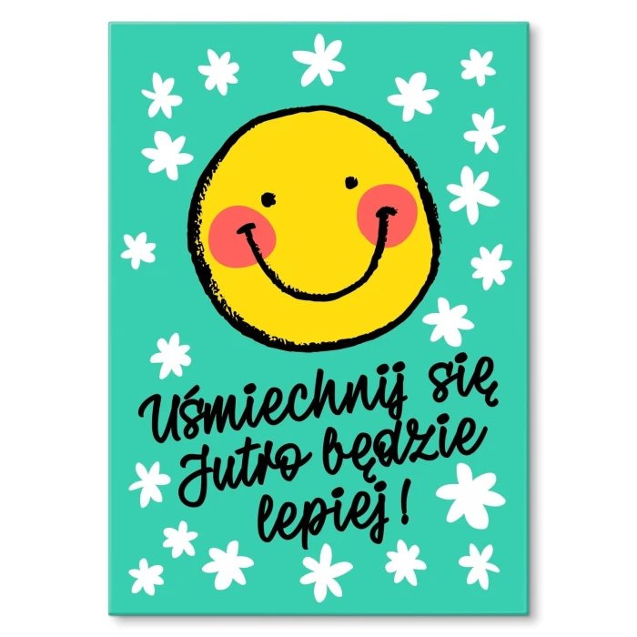 Plakat metalowy Jutro będzie lepiej Prezent