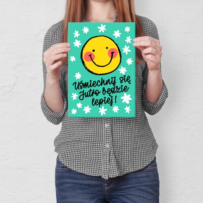 Plakat metalowy Jutro będzie lepiej Prezent
