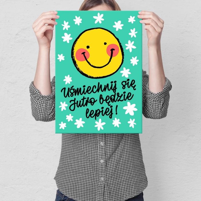 Plakat metalowy Jutro będzie lepiej Prezent
