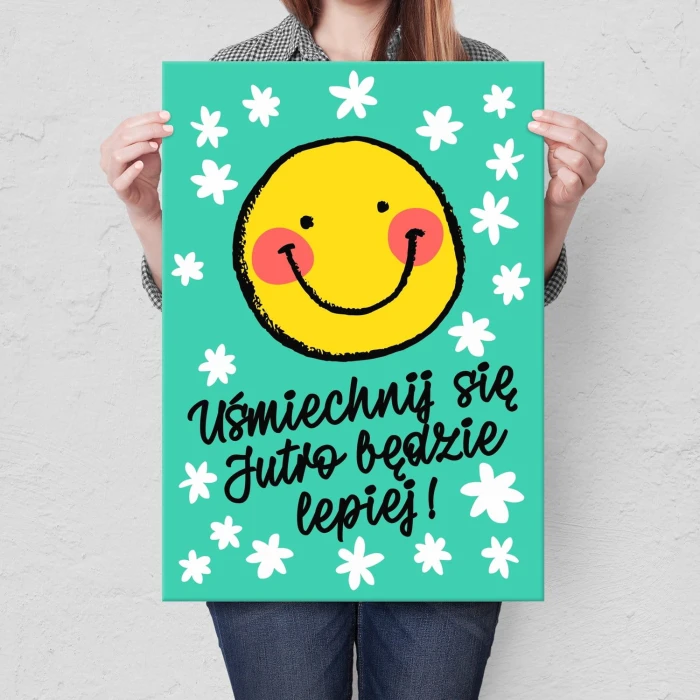 Plakat metalowy Jutro będzie lepiej Prezent