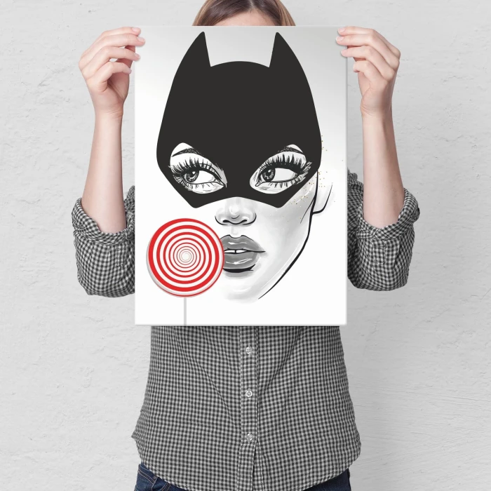 Plakat metalowy Batwoman Prezent