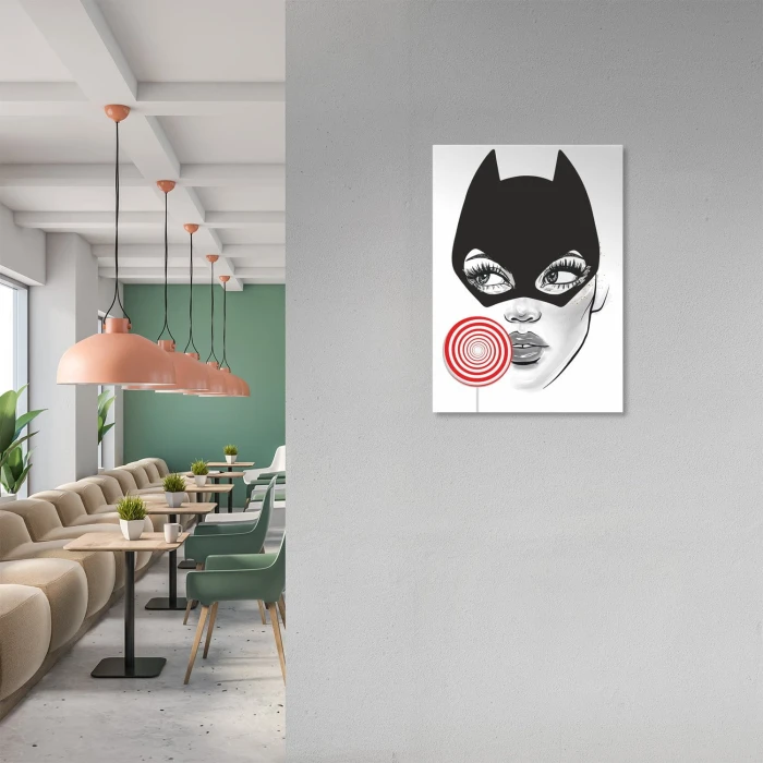 Plakat metalowy Batwoman Prezent