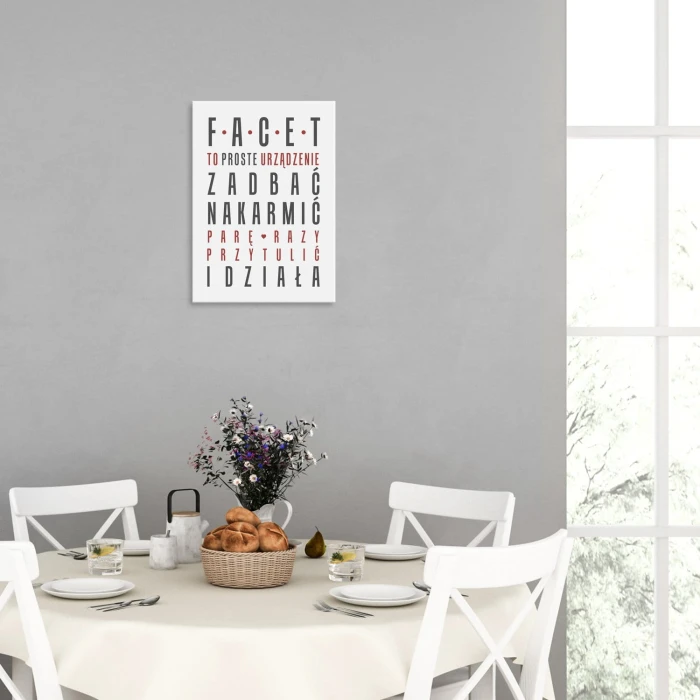 Plakat metalowy FACET Prezent