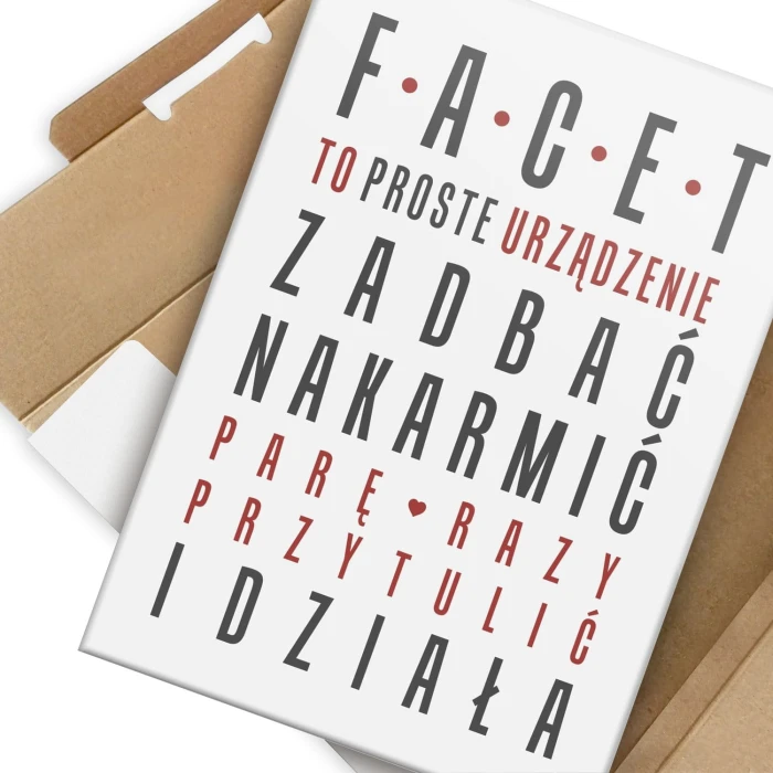 Plakat metalowy FACET Prezent