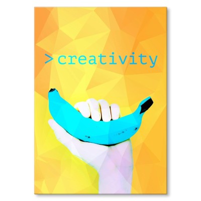 Plakat metalowy creaticity Prezent