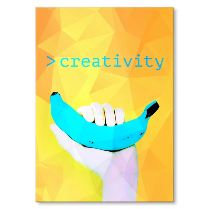 Plakat metalowy creaticity Prezent