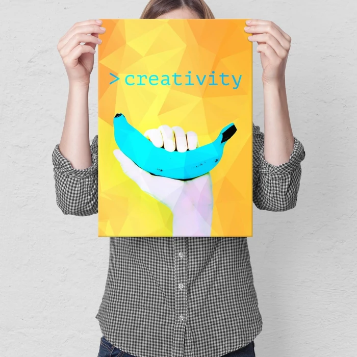 Plakat metalowy creaticity Prezent