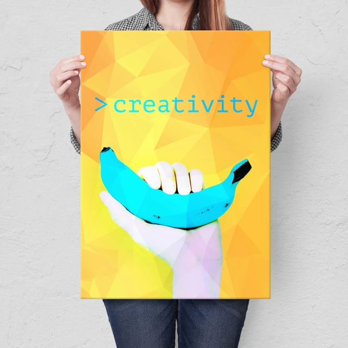 Plakat metalowy creaticity Prezent