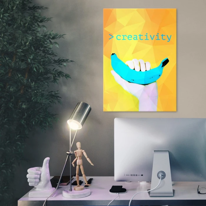 Plakat metalowy creaticity Prezent