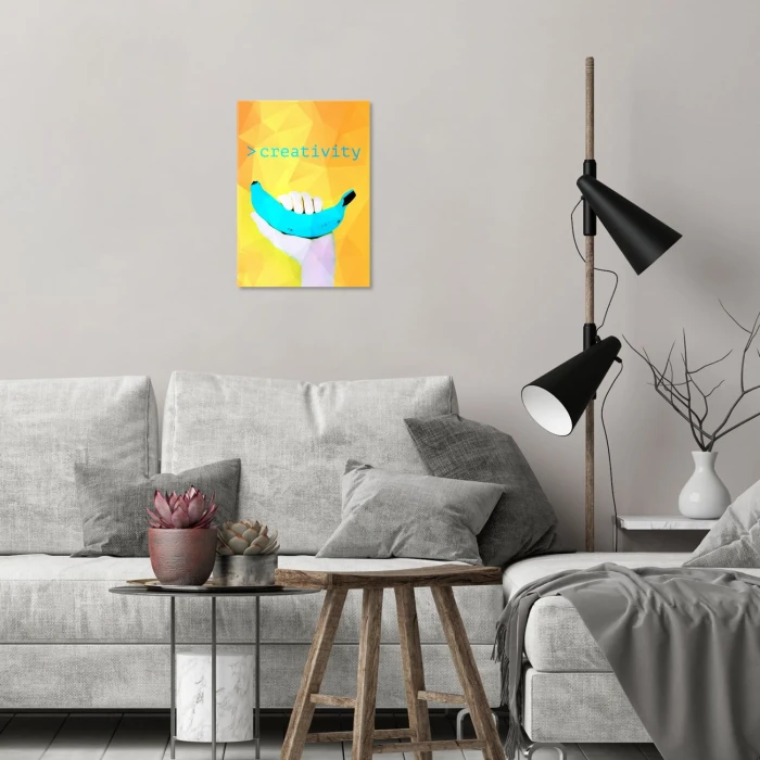 Plakat metalowy creaticity Prezent