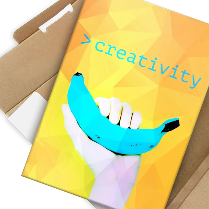 Plakat metalowy creaticity Prezent