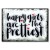 Plakat metalowy happy girls are prettiest Prezent
