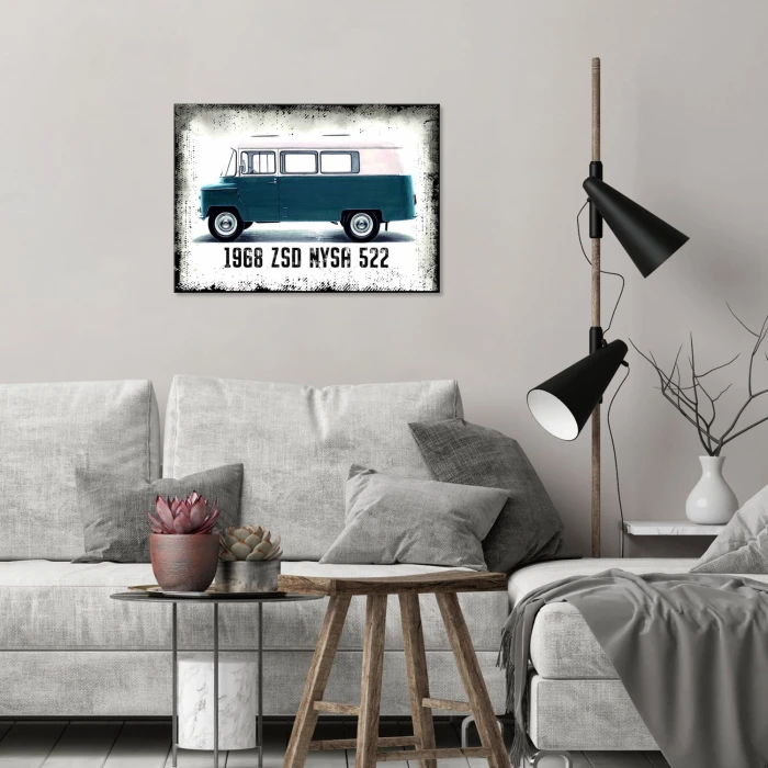 Plakat metalowy 1968 ZSD NYSA 522 Prezent