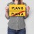 Plakat metalowy plan B Prezent