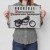 Plakat metalowy Motocykl angażuje Prezent